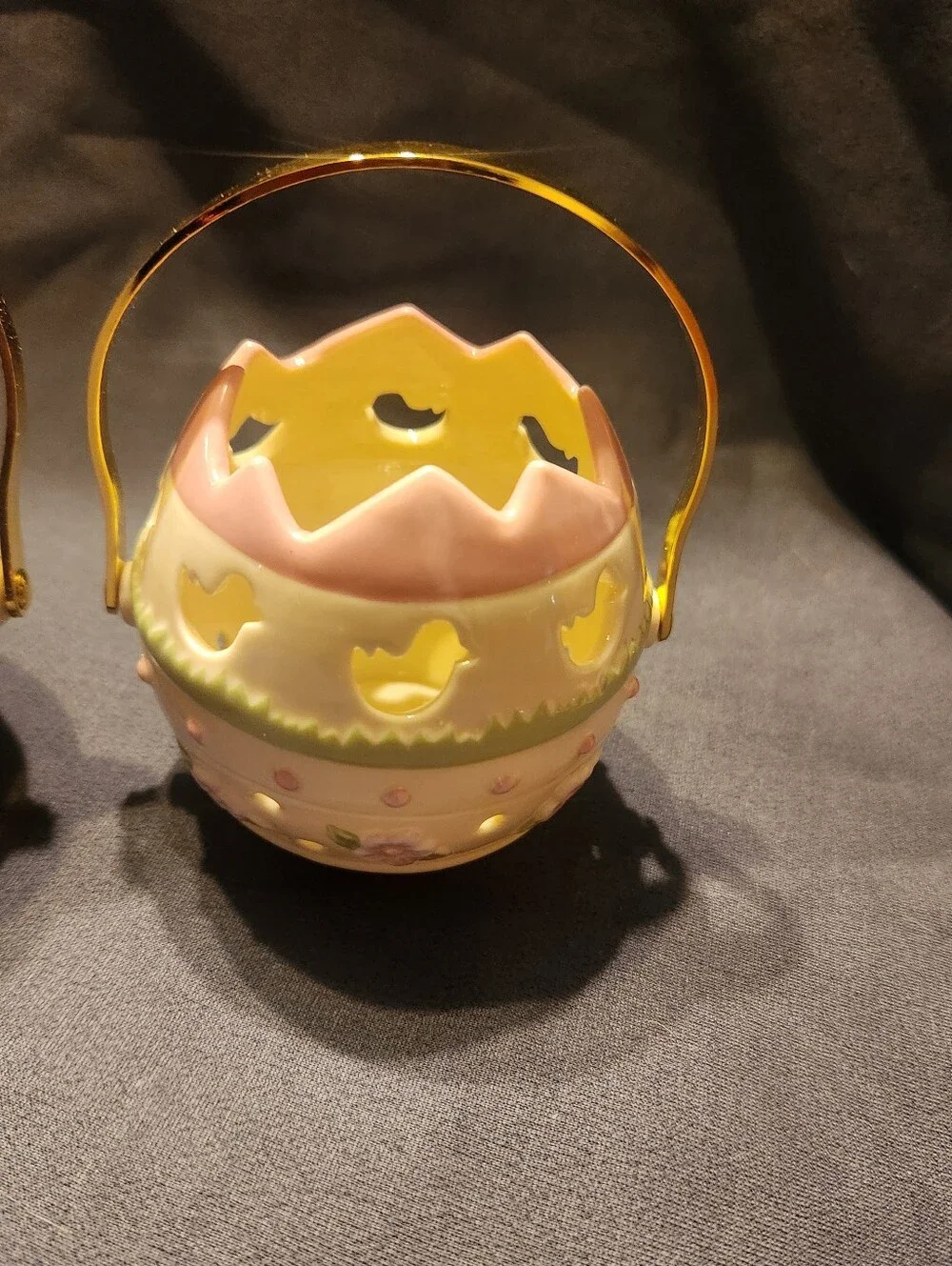 Lenox Special Occasions Easter Egg Votives Porcelain Set of 3